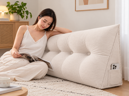Tufted Floor Backrest Cushion