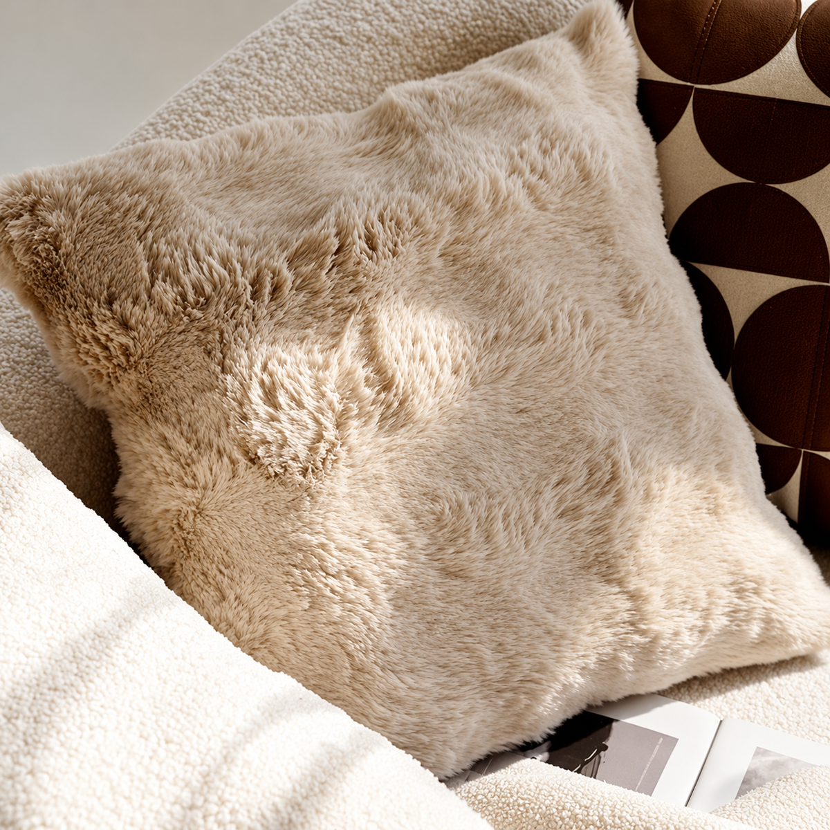 Neutral & Brown Pillow Covers