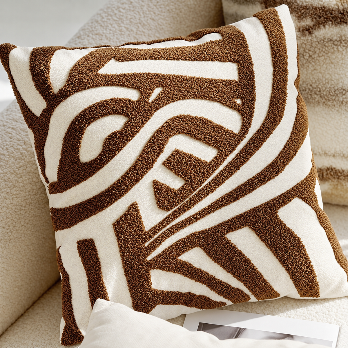 Neutral & Brown Pillow Covers