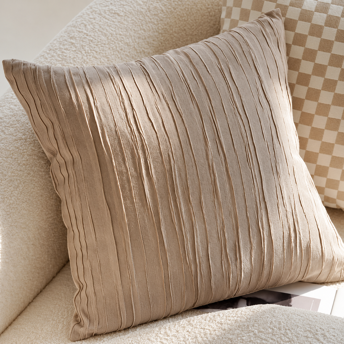 Neutral & Brown Pillow Covers
