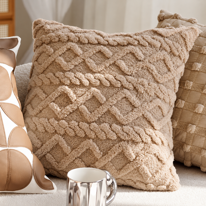 Neutral & Brown Pillow Covers