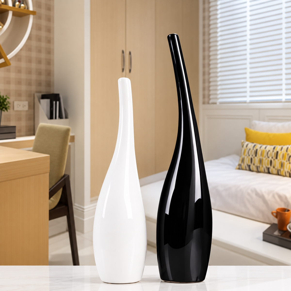 Sway Ceramic Vase Duo