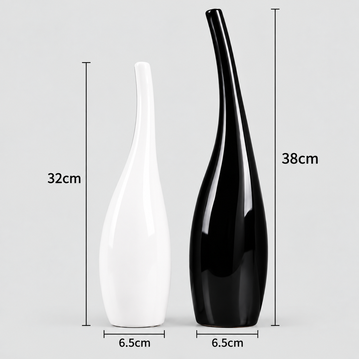 Sway Ceramic Vase Duo