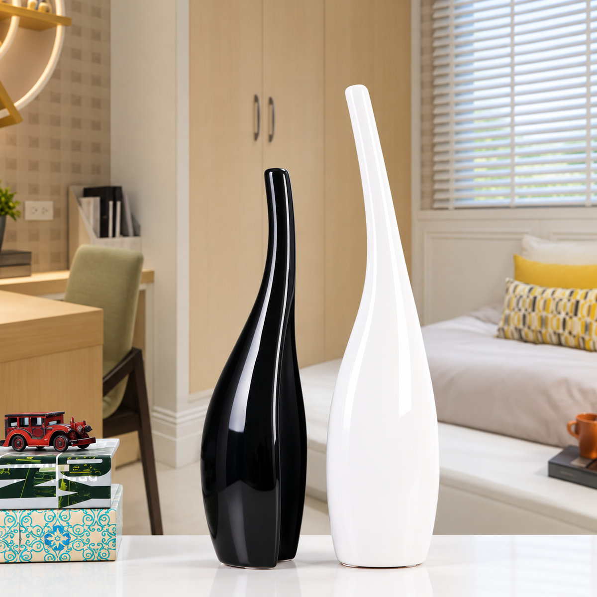 Sway Ceramic Vase Duo
