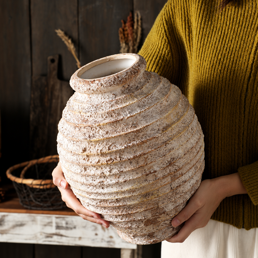 Textured Ceramic Vase