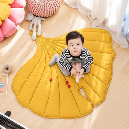 Quilted Leaf Floor Mat