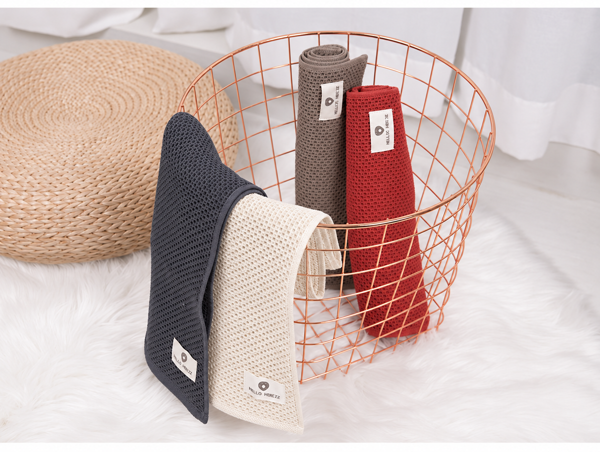Waffle Weave Bath Towel