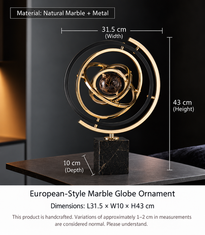 Orbit Globe Sculpture