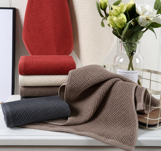 Waffle Weave Bath Towel