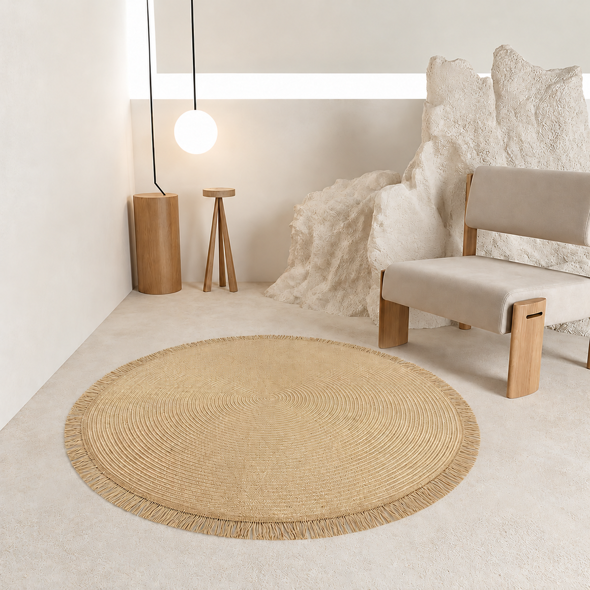 Calm Weave Round Rug
