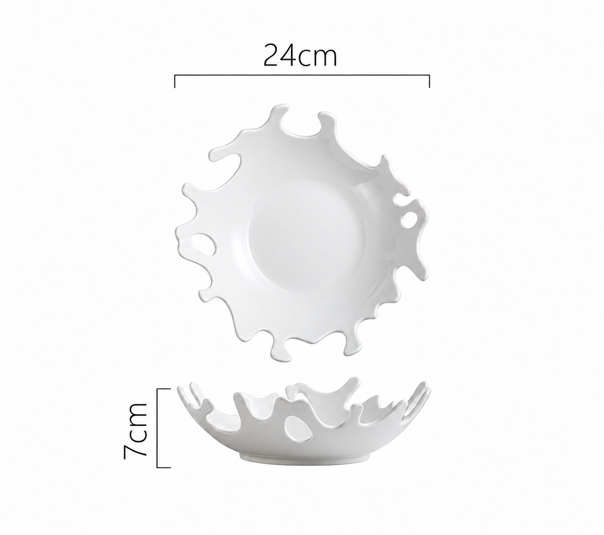 Organic Splash Accent Bowl