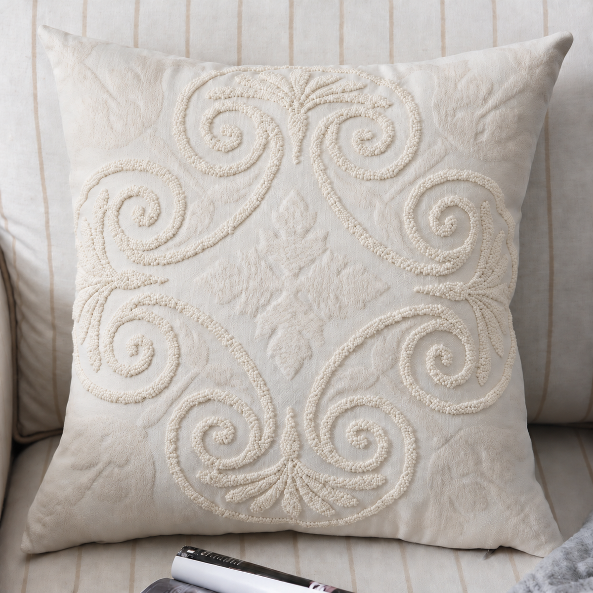 Heritage Embroidered Pillow Cover
