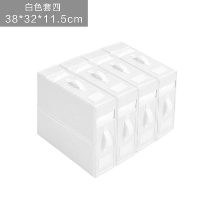 Fabric Bedding Storage Box Set for Closet (4 Pieces)