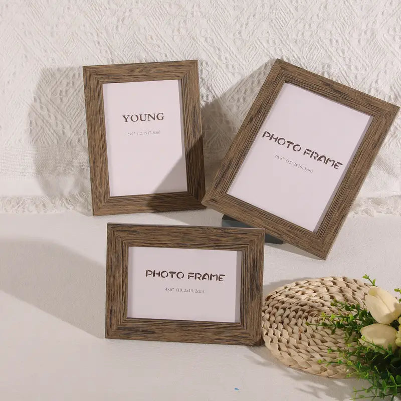 Vintage Solid Wood Photo Frame