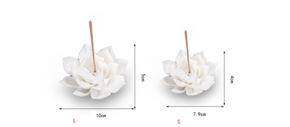 Lotus Ceramic Incense Holder
