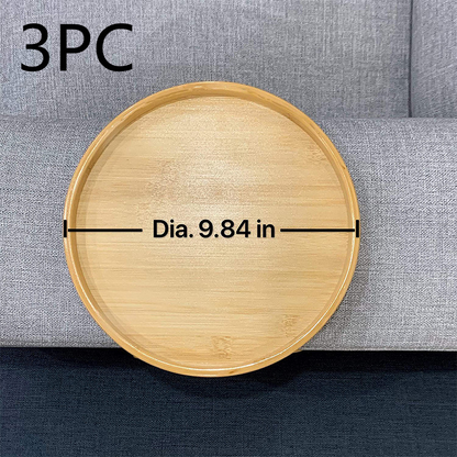 Foldable Bamboo Storage Tray with Legs