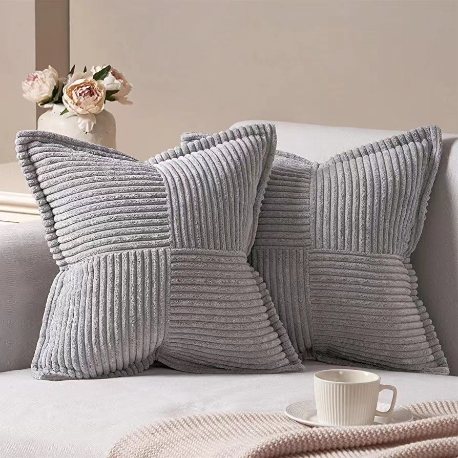 Nordic Corduroy Flying Pillow Cushion Cover