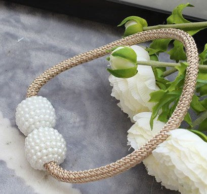 Braided Magnetic Curtain Tiebacks