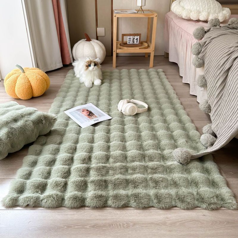 Bubble Velvet Floor Mat — 90 × 180 cm
