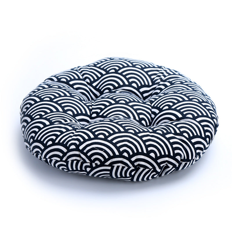 Japanese-Inspired Round Floor Cushion
