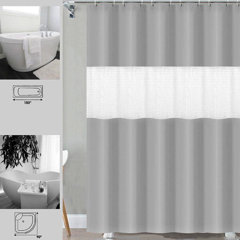 Colorblock Shower Curtain