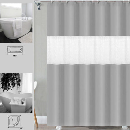 Colorblock Shower Curtain