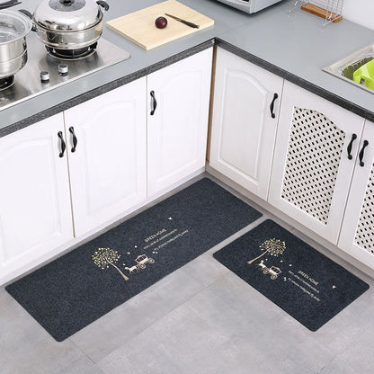 Kitchen Long Anti-Oil Mat - Non-Slip Absorbent Rug