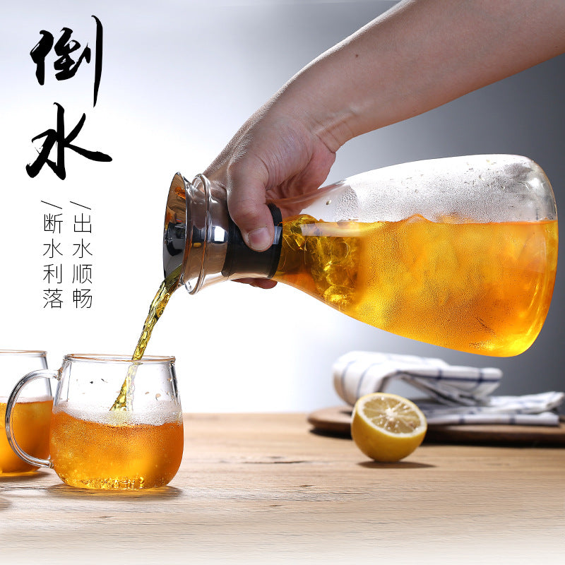 Tapered Glass Water Carafe