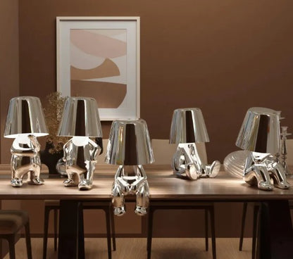 Thinker Sculptural Table Lamp