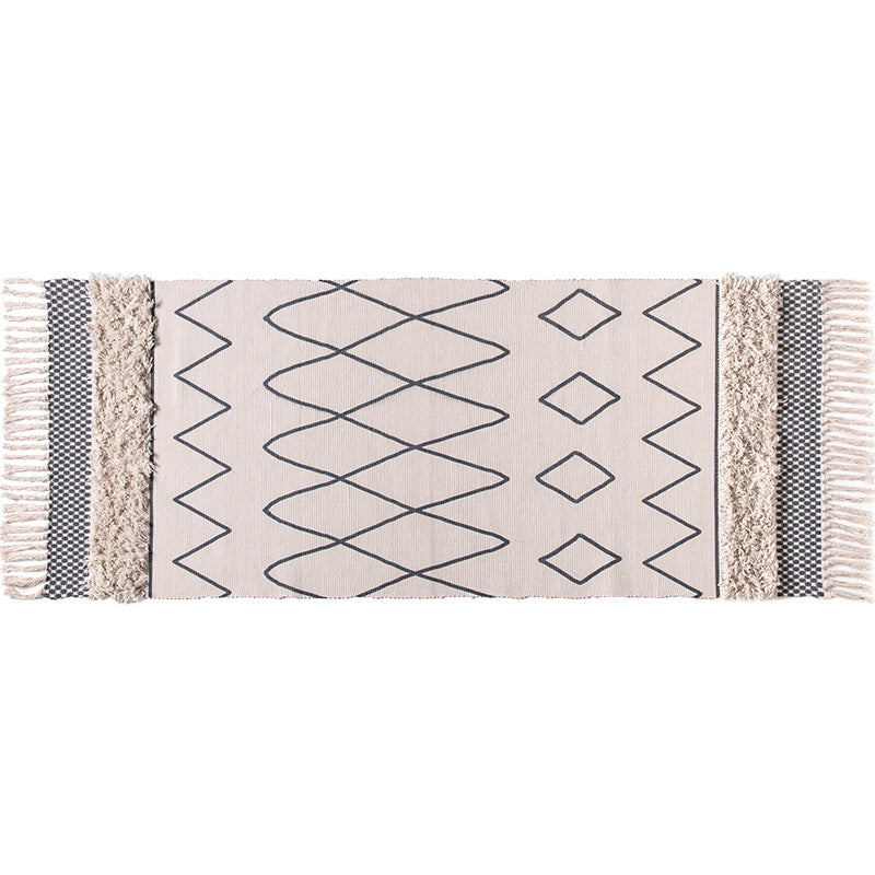 Linework Fringe Rug