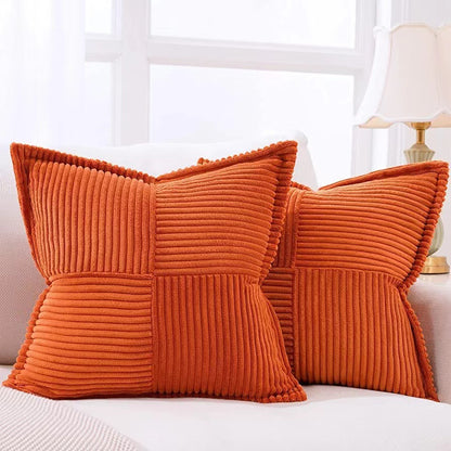Nordic Corduroy Flying Pillow Cushion Cover