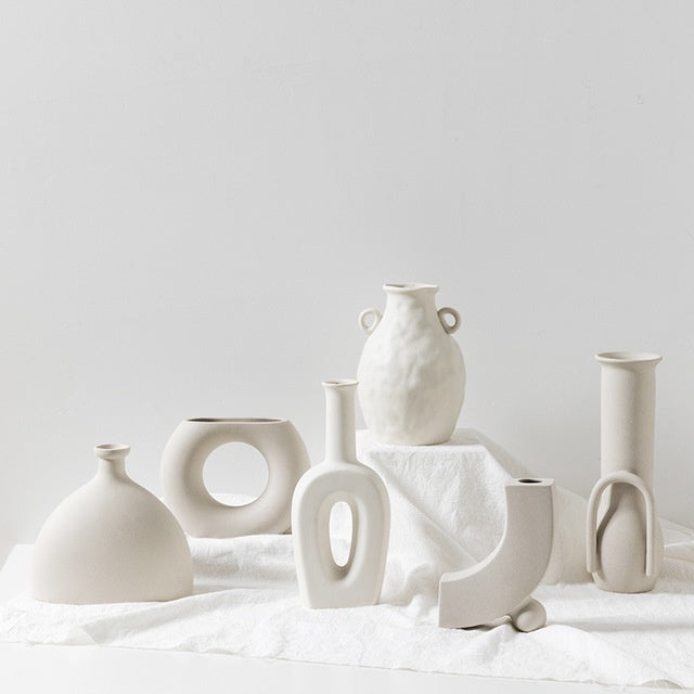 Nordic Ceramic Vase — Two Styles