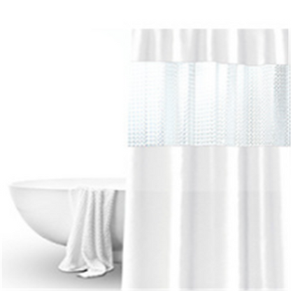 Colorblock Shower Curtain