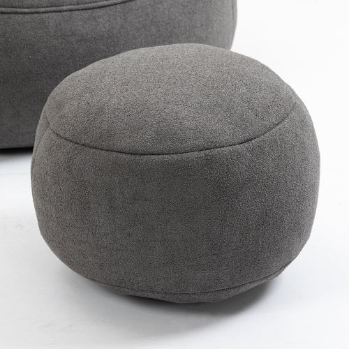 Bean Bag Sofa Chair With Footrest