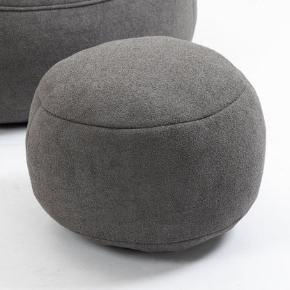 Bean Bag Sofa Chair With Footrest