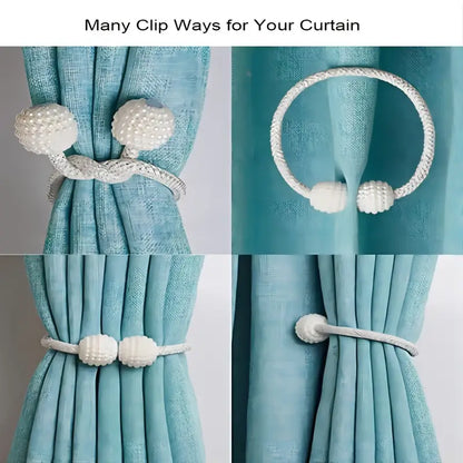 Braided Magnetic Curtain Tiebacks