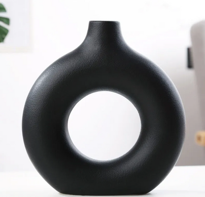 Frosted Ceramic Vase — Small, Medium, or Large