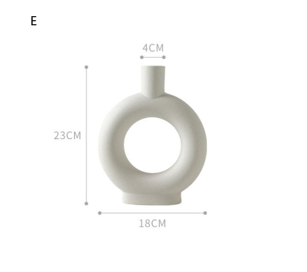 Nordic Ceramic Vase — Two Styles