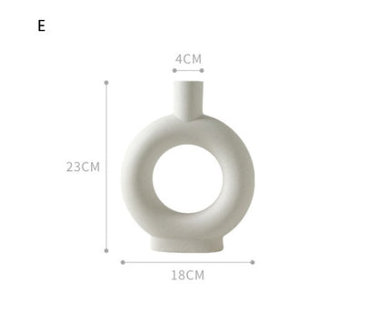 Nordic Ceramic Vase — Two Styles