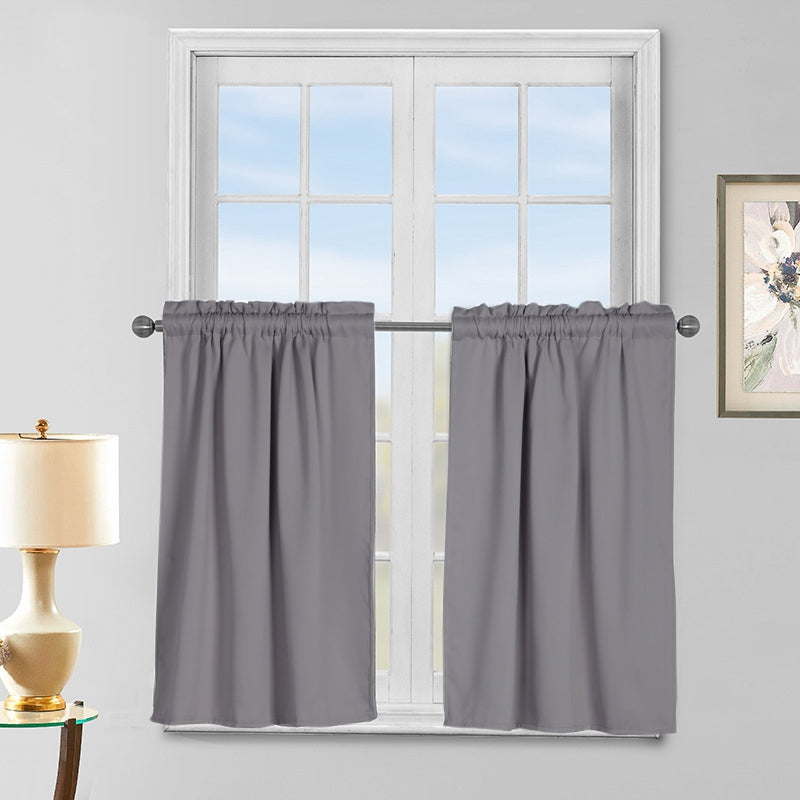 Solid Café Curtain