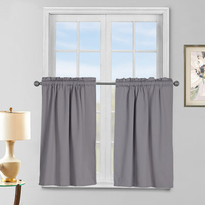 Solid Café Curtain