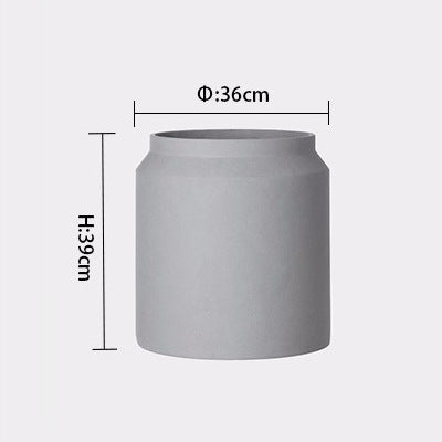 Soren Sand-Finish Cement Planter