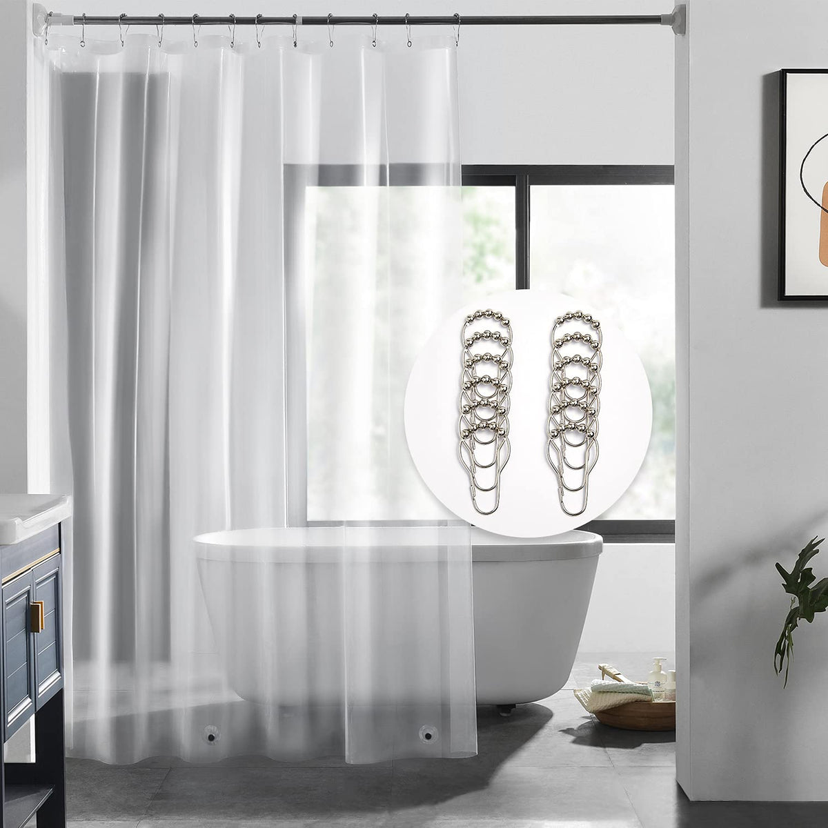 Clear Shower Curtain Liner