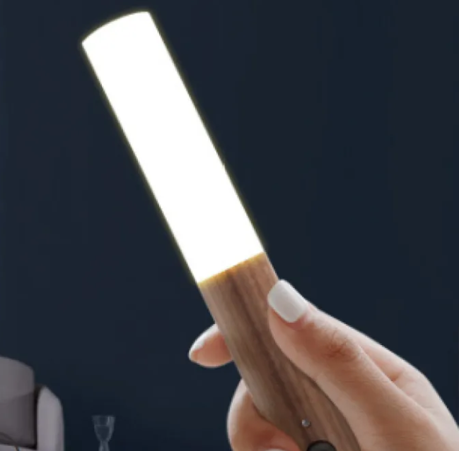 Motion-Sensor Induction Night Light — Brown or White