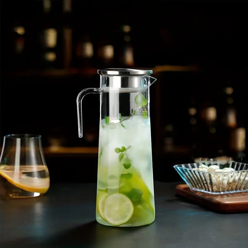 Slimline Lidded Water Pitcher