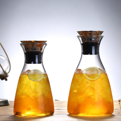 Tapered Glass Water Carafe