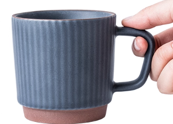 Japanese Retro Ceramic Mug — Green or Blue