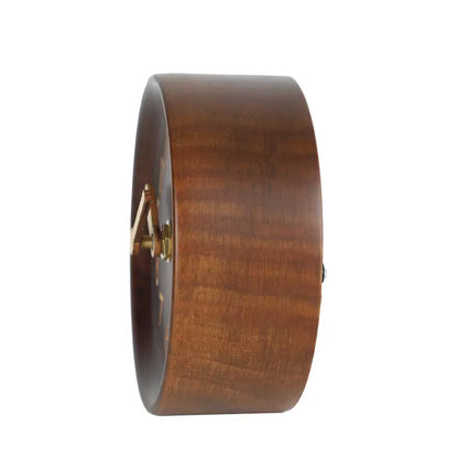 Round Wood Table Clock