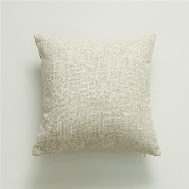 Linen Tassel Pillow Cover