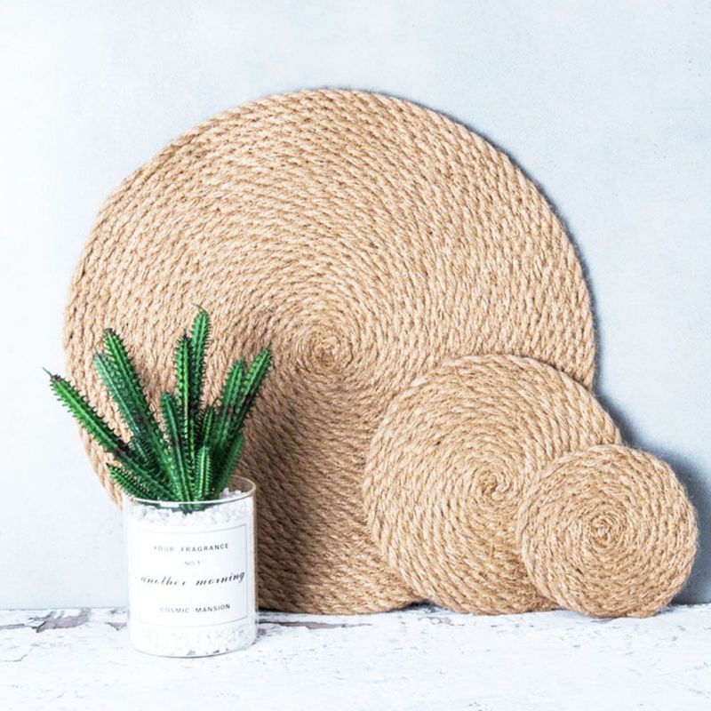Thick Round Heat-Resistant Kitchen Table Mat
